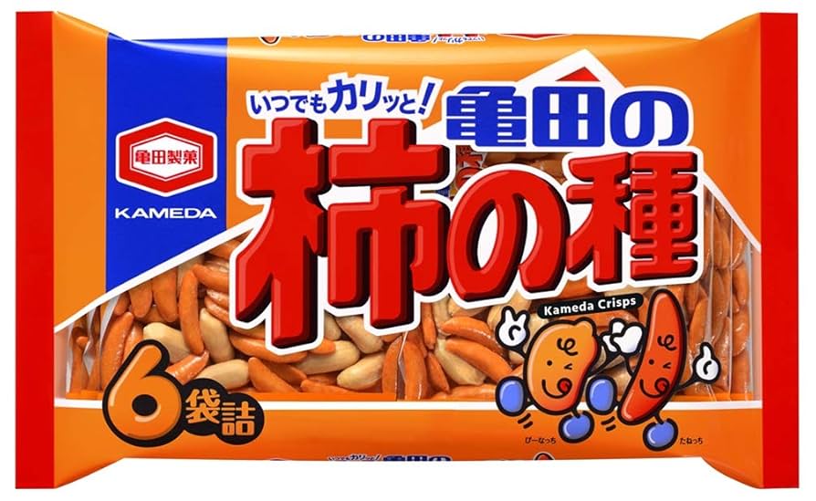Amazon.co.jp: 亀田製菓 亀田の柿の種6袋詰 200g×6袋 : 食品